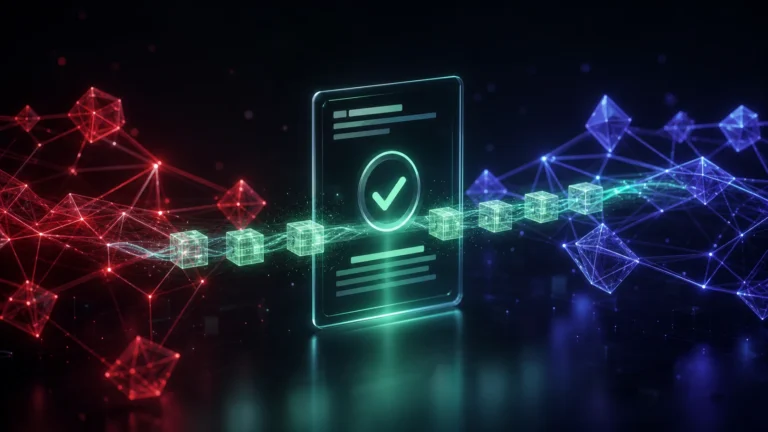 USDT 鏈上交易與確認狀態示意圖